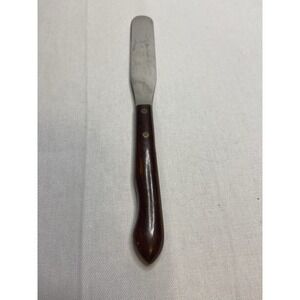 Vintage Imperial Veri-Sharp Stainless Spreader With Wooden‎ Handle Dual Wheel